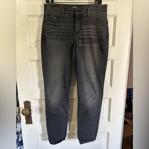 NYDJ Women’s Charcoal Gray Slim Fit Jeans with Pockets. Size 8